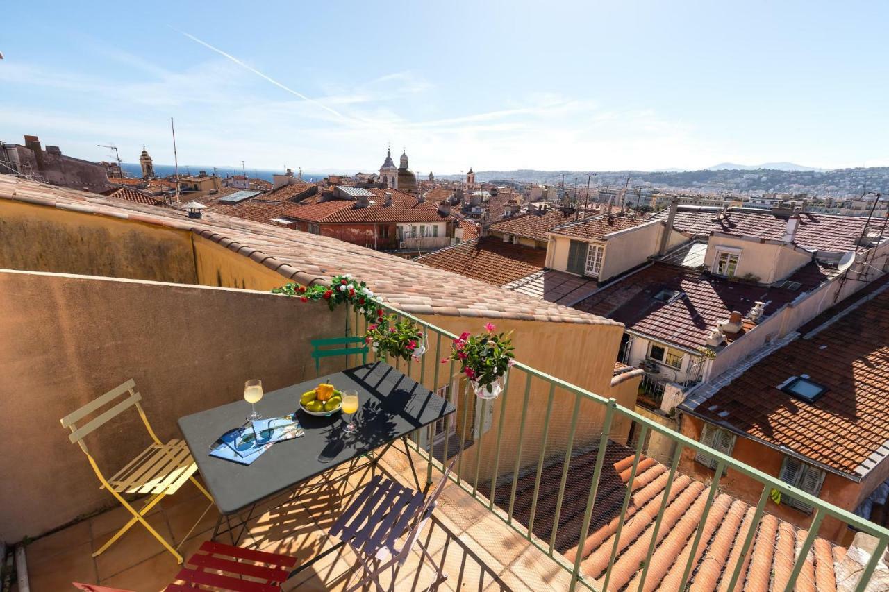 La Croix - F3, Terrasse Vue Panoramique, Vieux-nice Old Town&terrace Appartement Nice