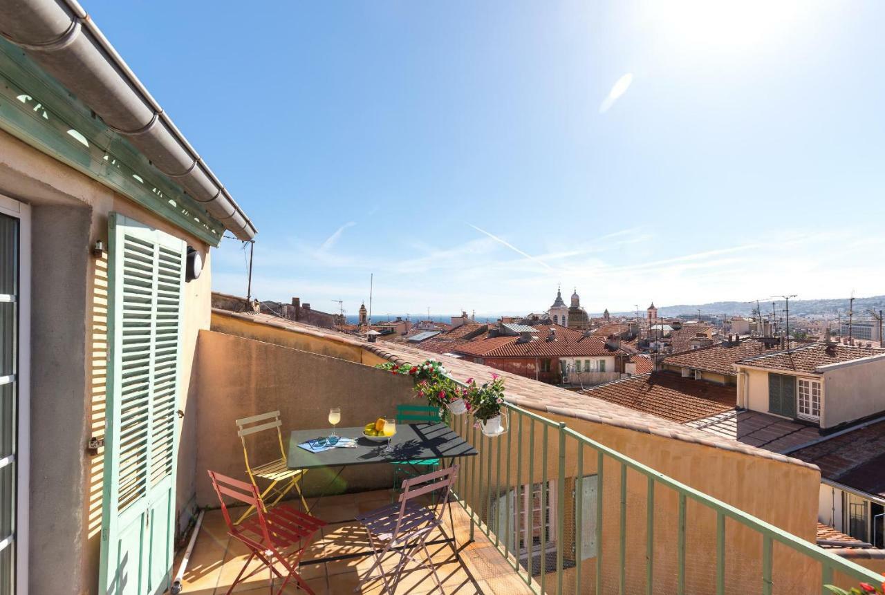 La Croix - F3, Terrasse Vue Panoramique, Vieux-nice Old Town&terrace Appartement *